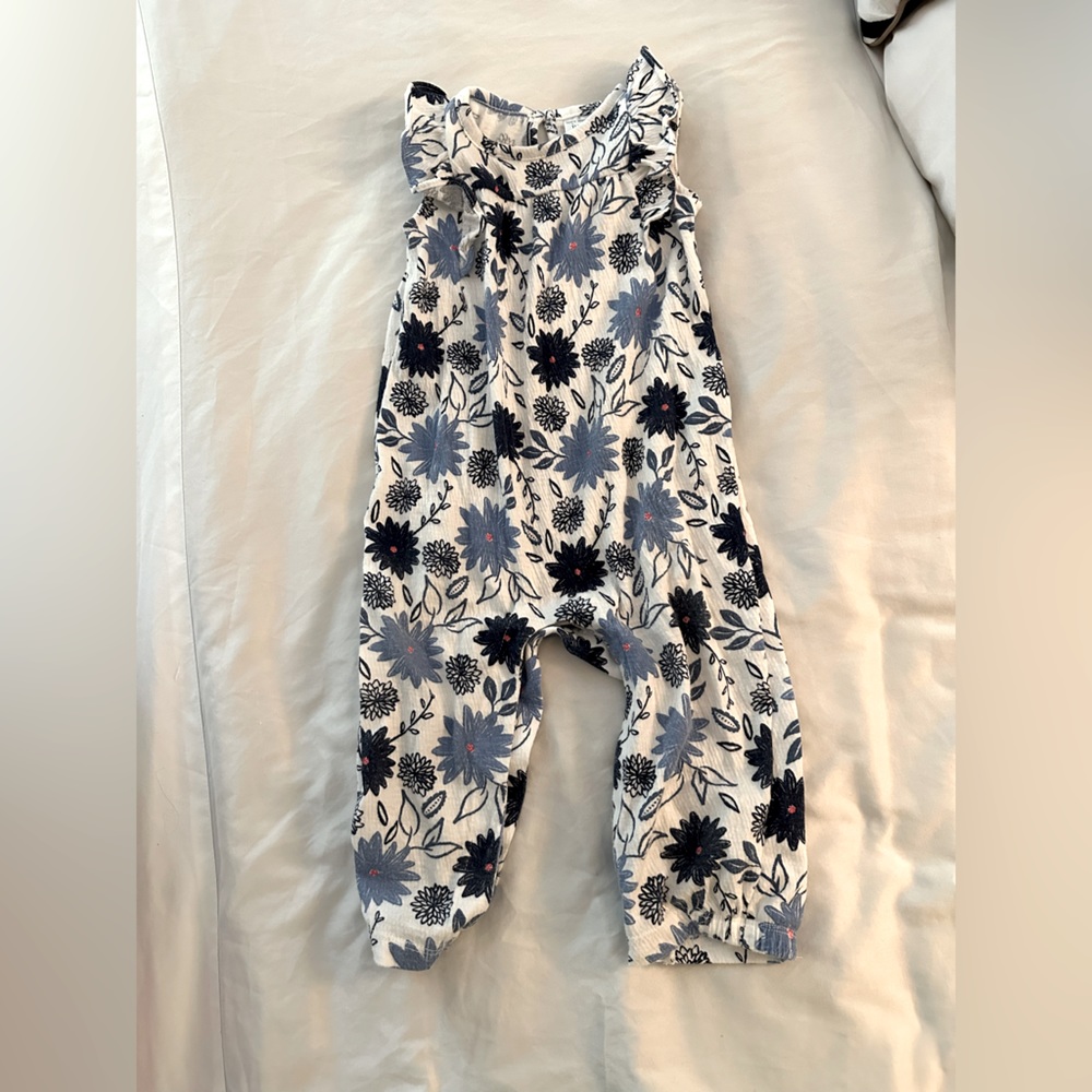 Baby Girl Floral Jumpsuit
